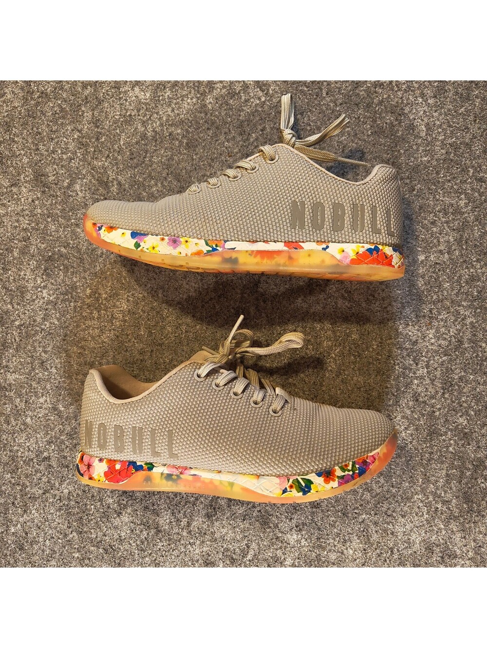 NOBULL Floral Trainer CrossTraining Shoes Women's US 8 / UK 5.5 Grey Multi